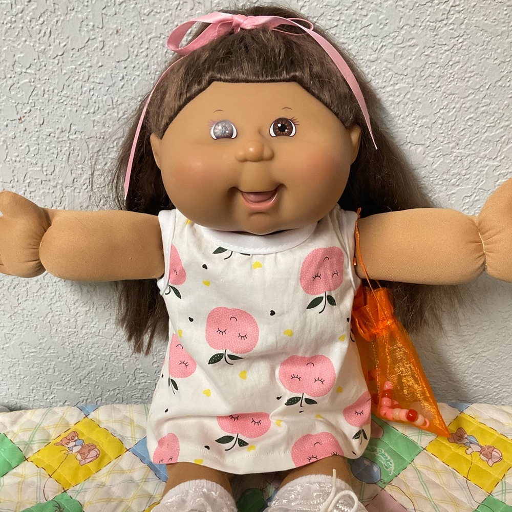Vintage Cabbage Patch Kid African American Play Along Girl PA-5 Brown Hair 2004